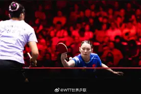WTT新加坡大满贯 何卓佳3比0申裕斌图片