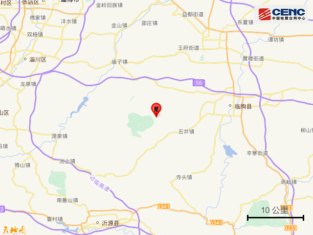 山东潍坊市青州市发生3.0级地震