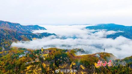 崆峒山进入秋景最佳观赏期