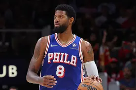 76人官方宣布 保罗-乔治左膝骨挫伤的恢复情况良好图片