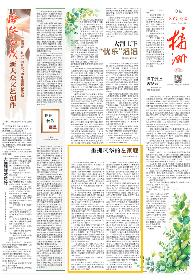 坐拥风华的左家塘