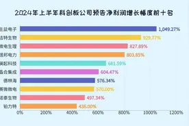 71家科创板公司“剧透”中报：近半数业绩翻倍，半导体表现亮眼｜年中盘点图片