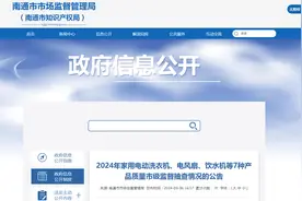 江苏省南通市市场监督管理局发布2024年家用电动洗衣机、电风扇、饮水机等7种产品质量市级监督抽查情况的公告图片