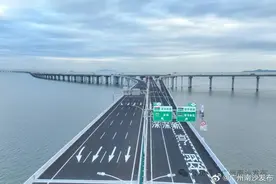深中通道南沙线、南中高速今日将开通图片