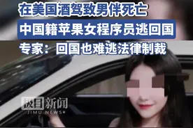 在美国涉嫌酒驾致男伴死亡的中国籍女子逃回国，专家：回国也难逃法律制裁图片