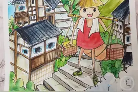 来看看孩子们画笔下的新重庆有多美！长江三峡、火锅小面都跃然纸上图片