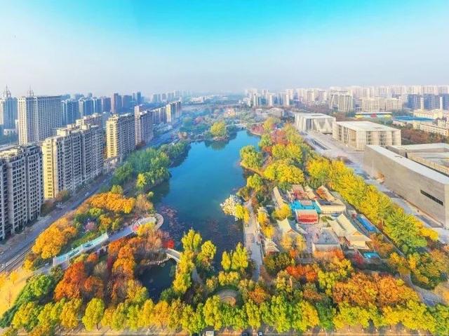 在榆次的公园里 尽享怡然时光