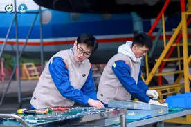 业务大比拼 广东省职业院校技能大赛飞机维修赛项开赛图片