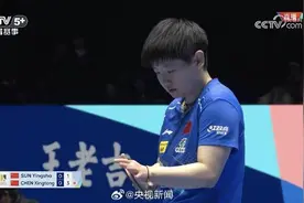 孙颖莎胜陈幸同，晋级2025乒乓球亚洲杯女单决赛图片
