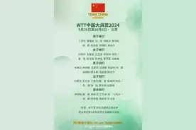 WTT中国大满贯2024全名单图片