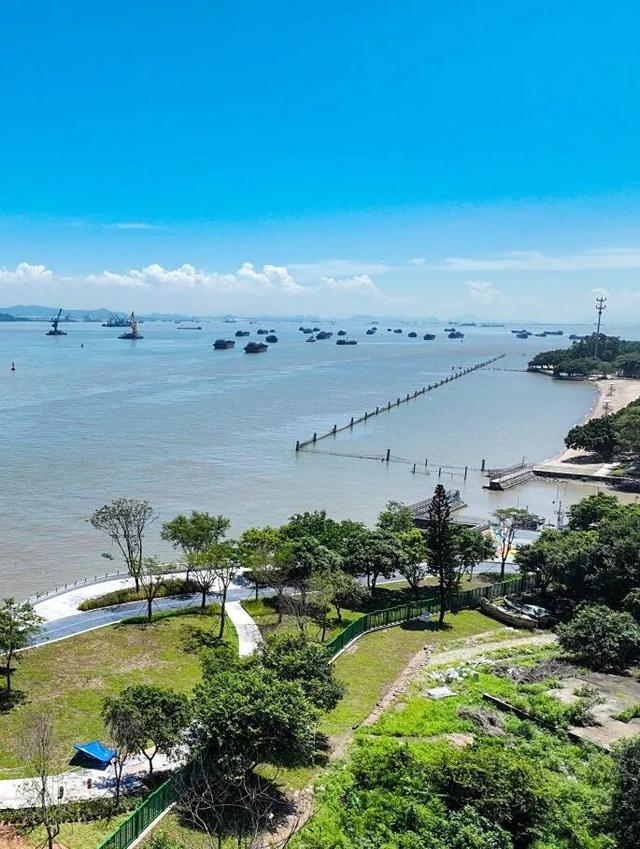 绝美骑行道+大片沙滩！南沙湾滨海岸线全线贯通