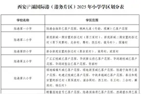 2025年西安浐灞国际港（港务片区）义务教育学校学区划分公布图片