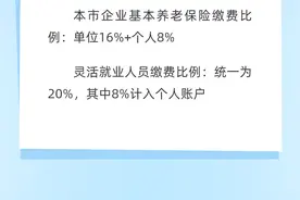 一图读懂 | 职工养老保险每月要交多少钱？图片