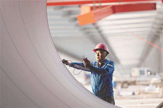管道飞架 引汉济渭