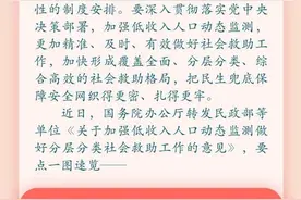 事关社会救助，最新政策要点一图速览图片