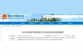西安市新能源汽车补贴发放活动实施细则图片