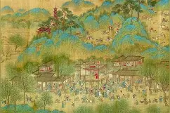 凤梧鸣盛世 楼阁满清音——明清绘画中的观戏之景图片