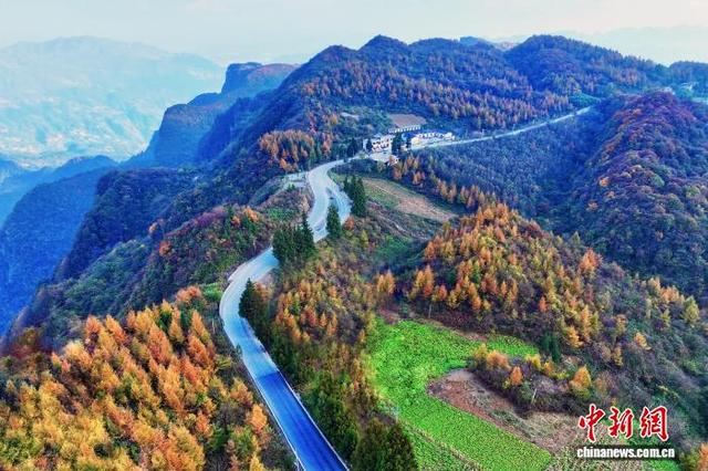 湖北恩施：红黄绿黛绘斑斓