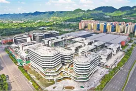 含谷智能制造产业园二期预计10月底竣工图片