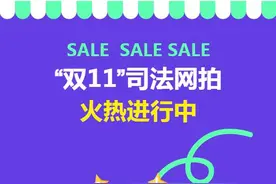 司法拍卖丨“双11”法拍专场，321上链接~图片