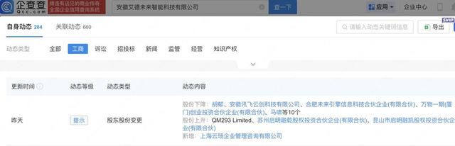蚂蚁集团投资AI科技硬件公司未来智能