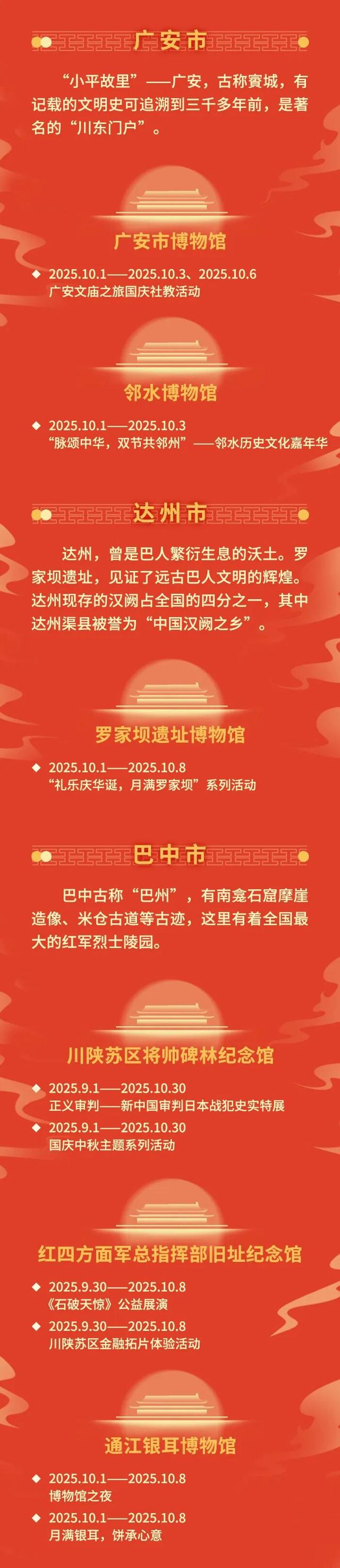 四川多家博物馆十一黄金周游玩指南来啦 | 假日蜀宝有约