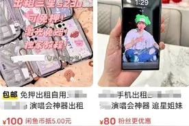 10个00后合伙靠演唱会租手机，半年回本50余万元图片