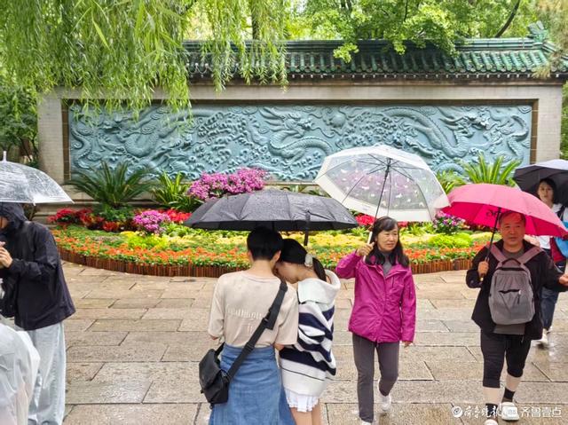 双节拍 | 雨中五龙潭，双节游园韵