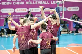 男排超级联赛总决赛第二场，上海男排3:0胜北京男排图片