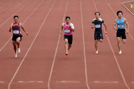 个人项目弃权 领衔接力项目 苏炳添率广东队取4×100米接力冠军图片