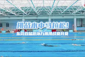 视频｜挑战水中马拉松！东莞首办游泳万米挑战赛图片