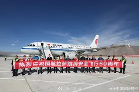 庆祝国航实现拉萨航线安全飞行60周年！图片