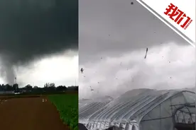 山东临沂兰陵县疑出现龙卷风： 气象部门称需调查定性