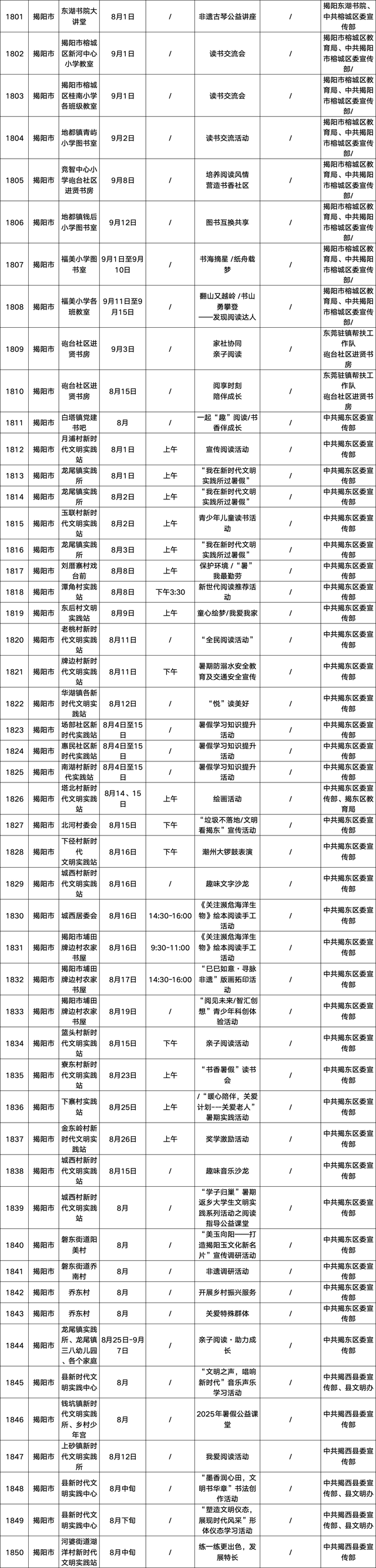 请查收！2025南国书香节活动总表新鲜出炉→