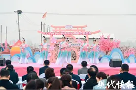 徐州铜山柳泉举办第二届桃花游园会图片