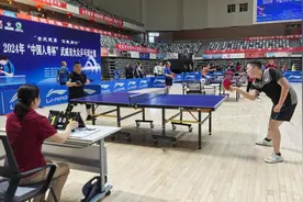 2024年“中国人寿杯”武威市大众乒乓球比赛开赛图片