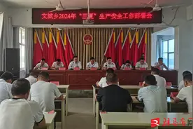 文城乡：党建引领聚合力 筑牢禁烧“防火墙”图片