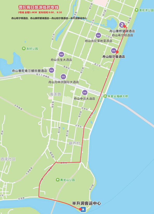 免费！新设3条旅游专线！春节去普陀山的速看→