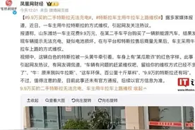 9.9万买到报废车，车主用牛拉车维权 平台回应图片