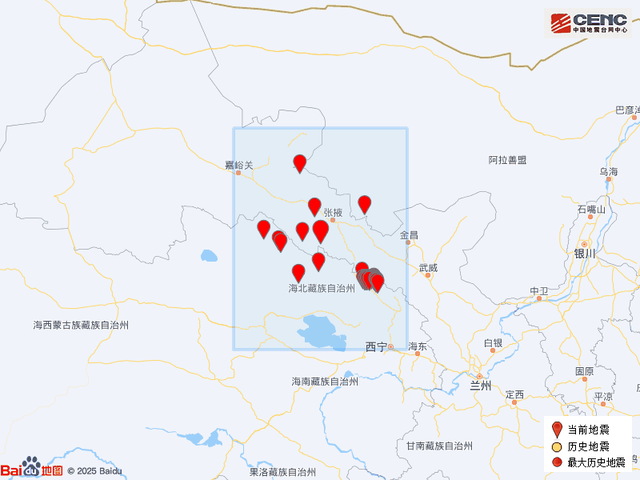 甘肃张掖市肃南县发生3.0级地震