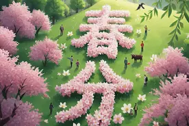 AIGC节气海报·春分图片