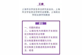 王康｜论婚生与非婚生子女类别区分制度之扬弃图片