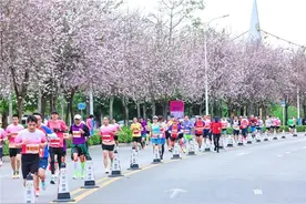 各组冠军悉数刷新赛会纪录 2025柳州马拉松鸣枪开跑图片