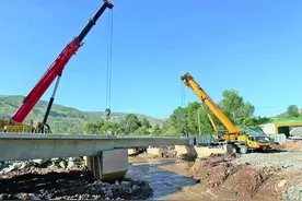 【新时代 新征程 新伟业·高质量发展调研行】G109小峡口改建工程现场“热辣滚烫”——走进重点项目建设现场③图片