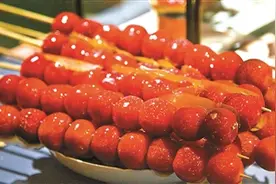 暖冬两件套冰糖葫芦、烤红薯的营养价值高吗？图片