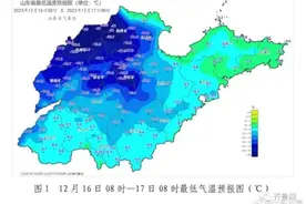 低温橙色预警！山东还要持续速冻9天！局地零下20℃+大暴雪！图片