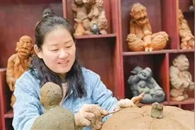 王广艳：将时代元素与传统泥塑相结合图片