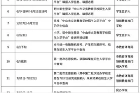 2025中山义务教育招生新政，全部入学意愿均需填报图片