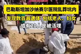 加沙纳赛尔医院乱葬坑内或有20人被活埋图片