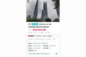 上海环球金融中心71层降价3700万公开“二拍” 此前曾流拍图片